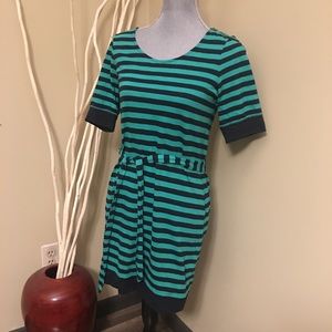 Banana Republic striped dress with tie size SP